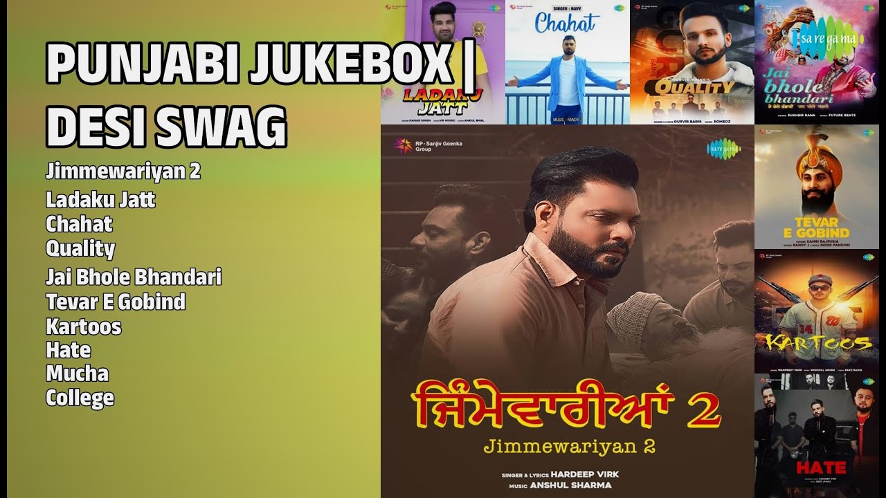 Desi Swag Records Jukebox | Hardeep Virk Songs | Jimmewariyan 2 | Ladaku Jatt | Chahat