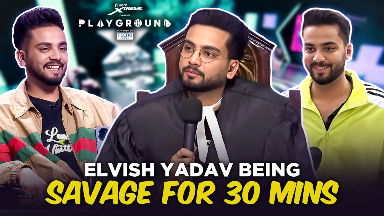 Elvish Yadav Being Savage For 30 Mins. | Elvish Funny Moments In Playground |