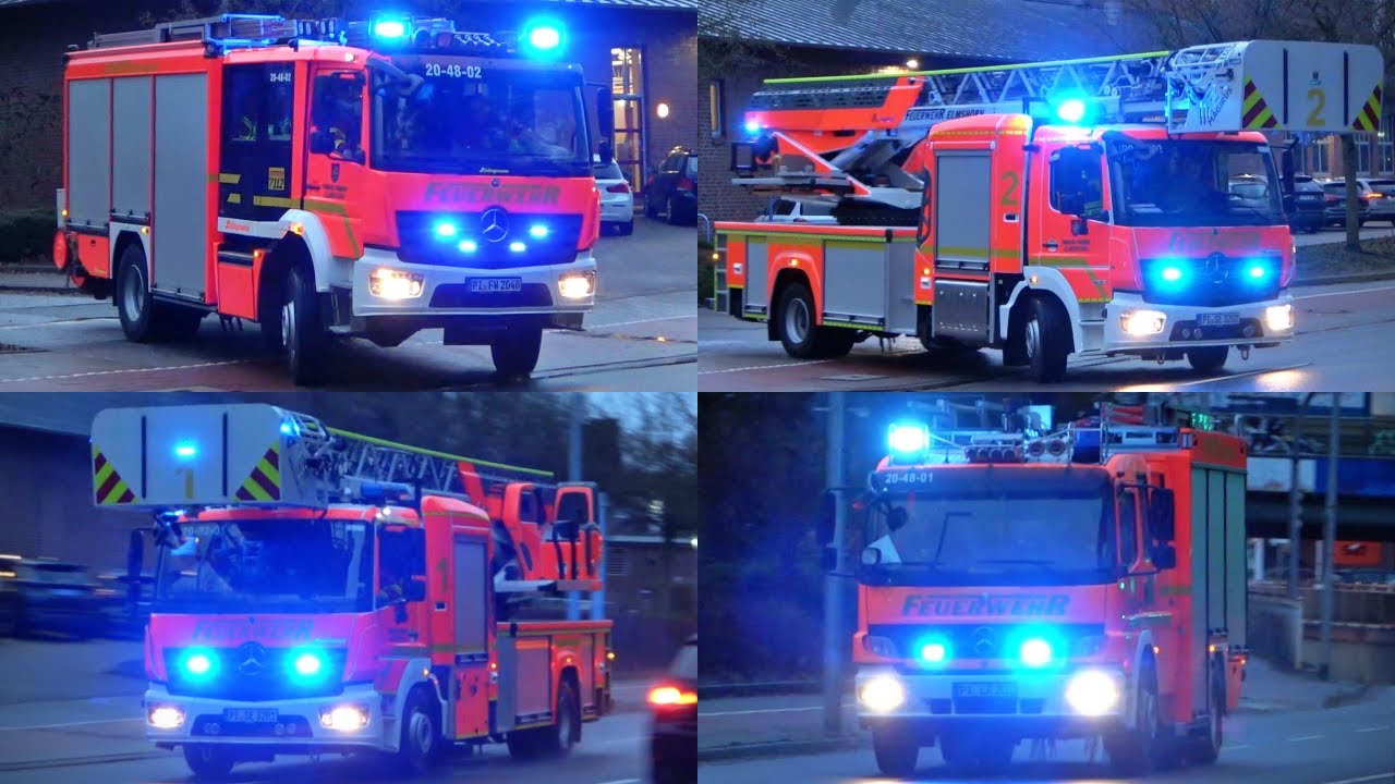 [GASGERUCH in WOHNUNG - THGAS HAUS!] - Einsatzfahrten Freiwillige Feuerwehr Elmshorn