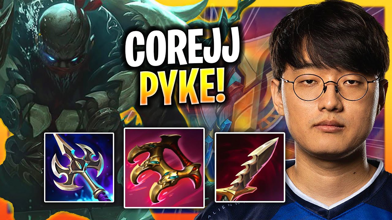 COREJJ IS INSANE WITH PYKE SUPPORT! | TL Corejj Plays Pyke Support vs Blitzcrank!  Season 2024