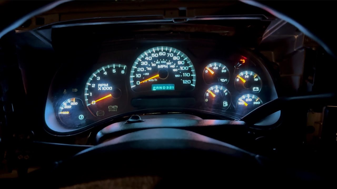 GAUGE CLUSTER LED UPGRADE ON THE SILVERADO!