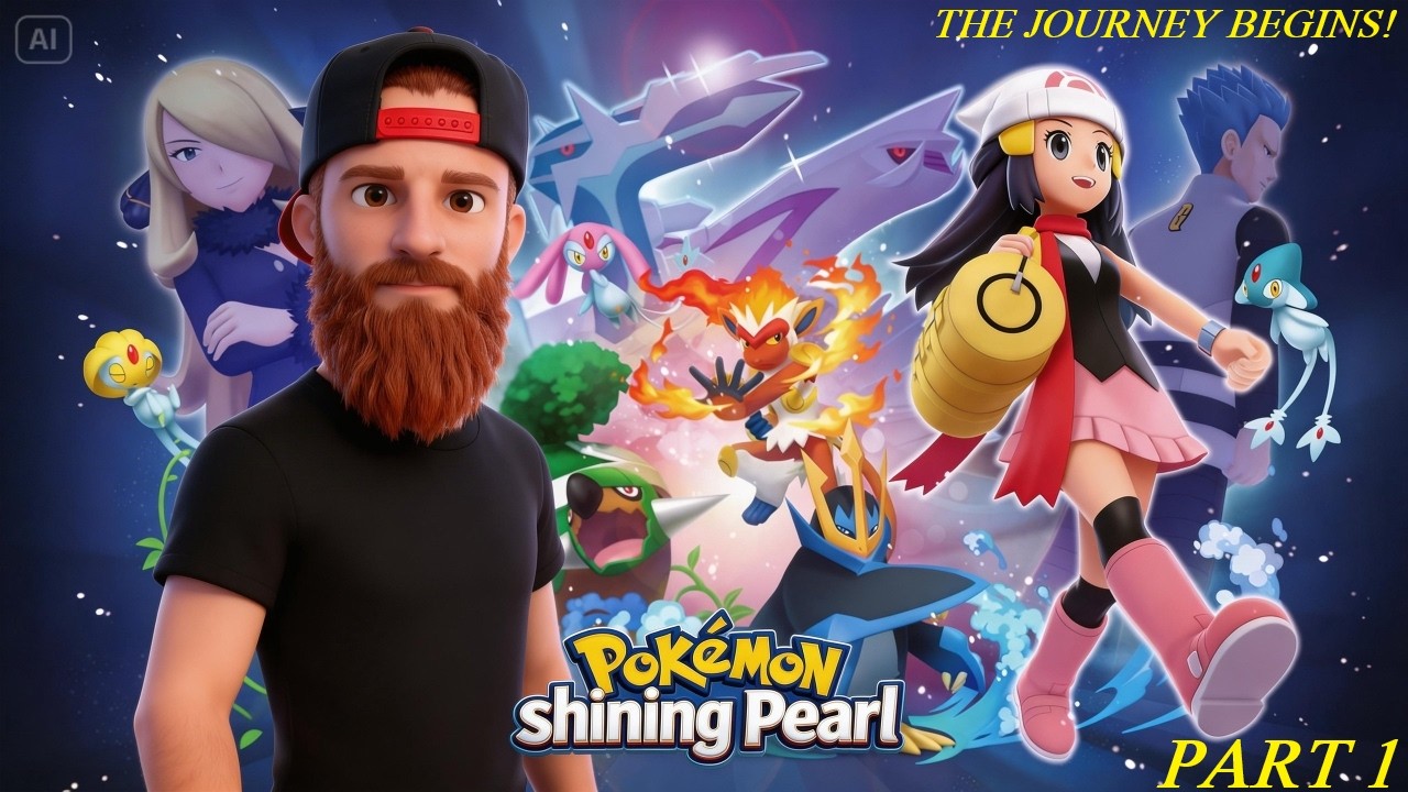The Journey Begins! | Pokemon Shing Pearl Part 1