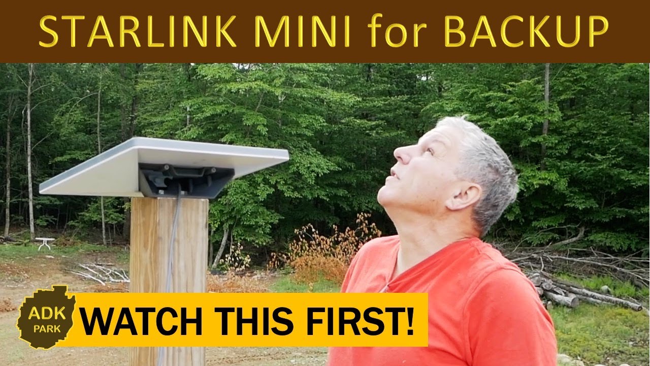 USING the STARLINK MINI for Off Grid BACKUP INTERNET & WIFI CALLING