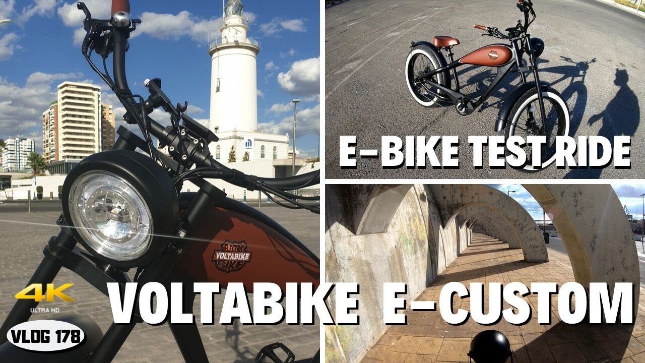 VoltaBike E-Custom - Test Ride on electric bicycle - VLOG178 [4K]