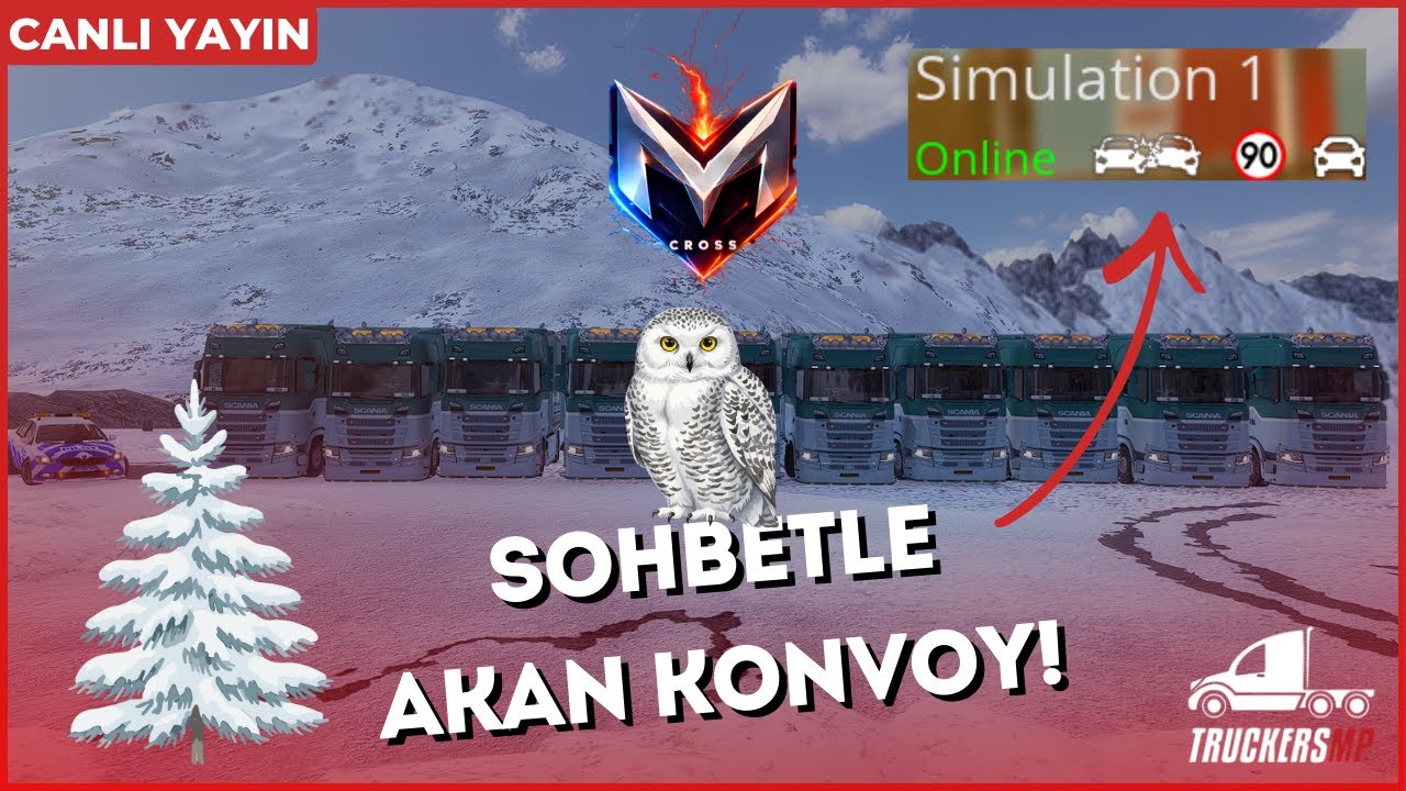 [🔴CANLI] 🚛 Sohbetle Akan Konvoy 💬 | ETS2MP - TruckersMP