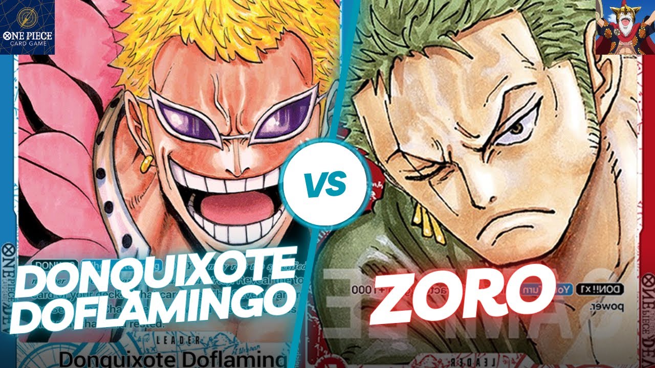 [OP03] Donquixote Doflamingo vs Zoro - This Matchup Is Why Blue Is Good - One Piece TCG