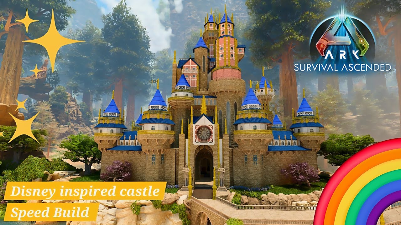 Disney inspired speed build #arksurvivalascended