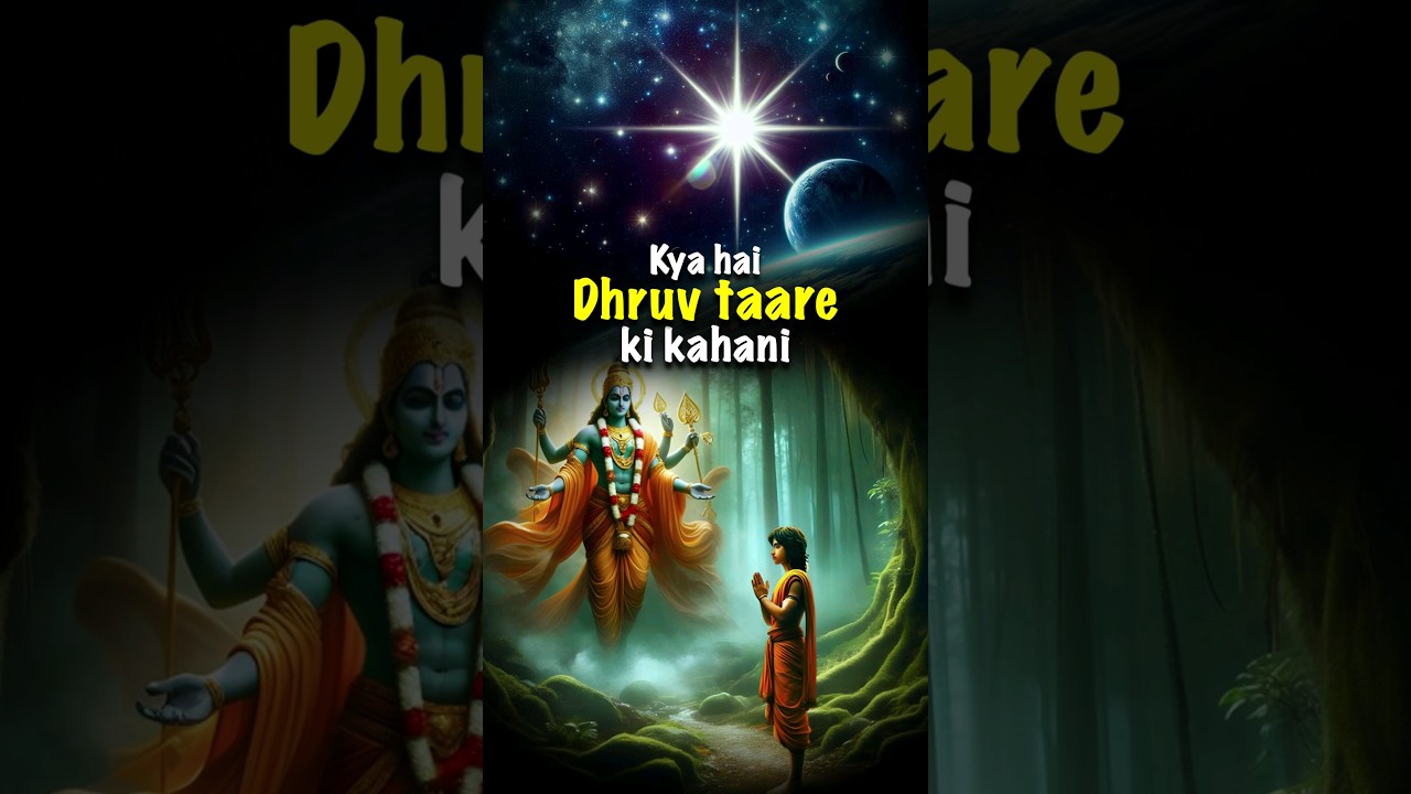 Did you know the story of the Pole Star (Dhruv Tara)? #hindi #hindu #dhruv