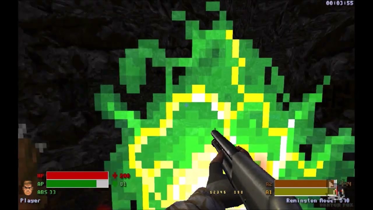 Eviternity + Black Hawk Doom + Sonic bonus items (Gameplay with my little addon)