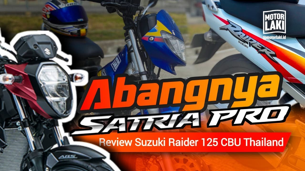 Satria Pro Sungkem Ketemu Motor Ini. Tercanggih Dizamannya! Suzuki Raider 125.