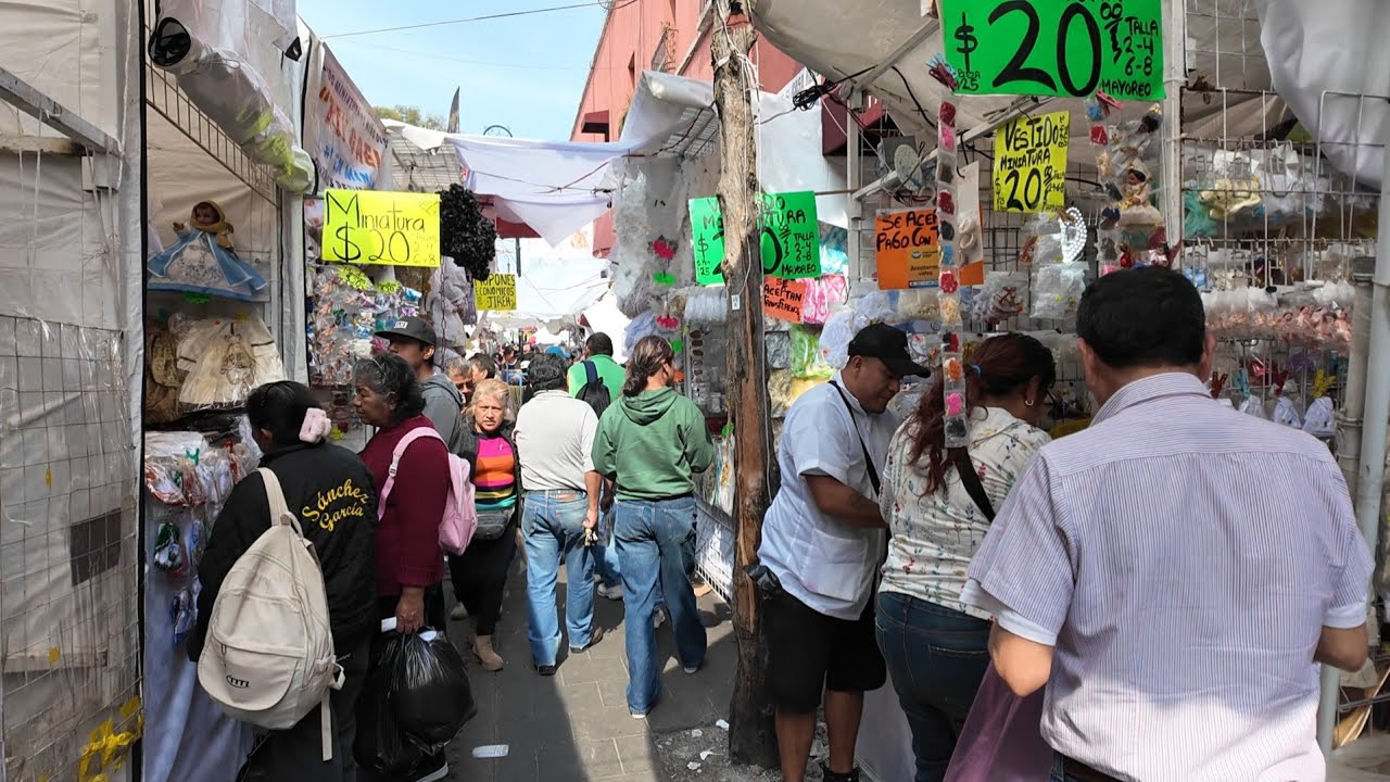 Así está LA CALLE DEL NIÑO DIOS EN CDMX: Roponcitos Desde $10, Vestiditos BONITOS Y ECONÓMICOS 