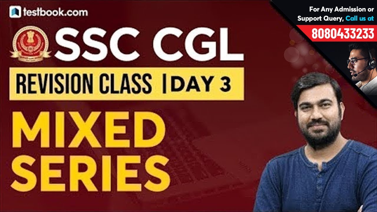 Mixed Series Reasoning Questions for SSC CGL 2018 | SSC CGL Revision Class Day 3 | Shyam Sir