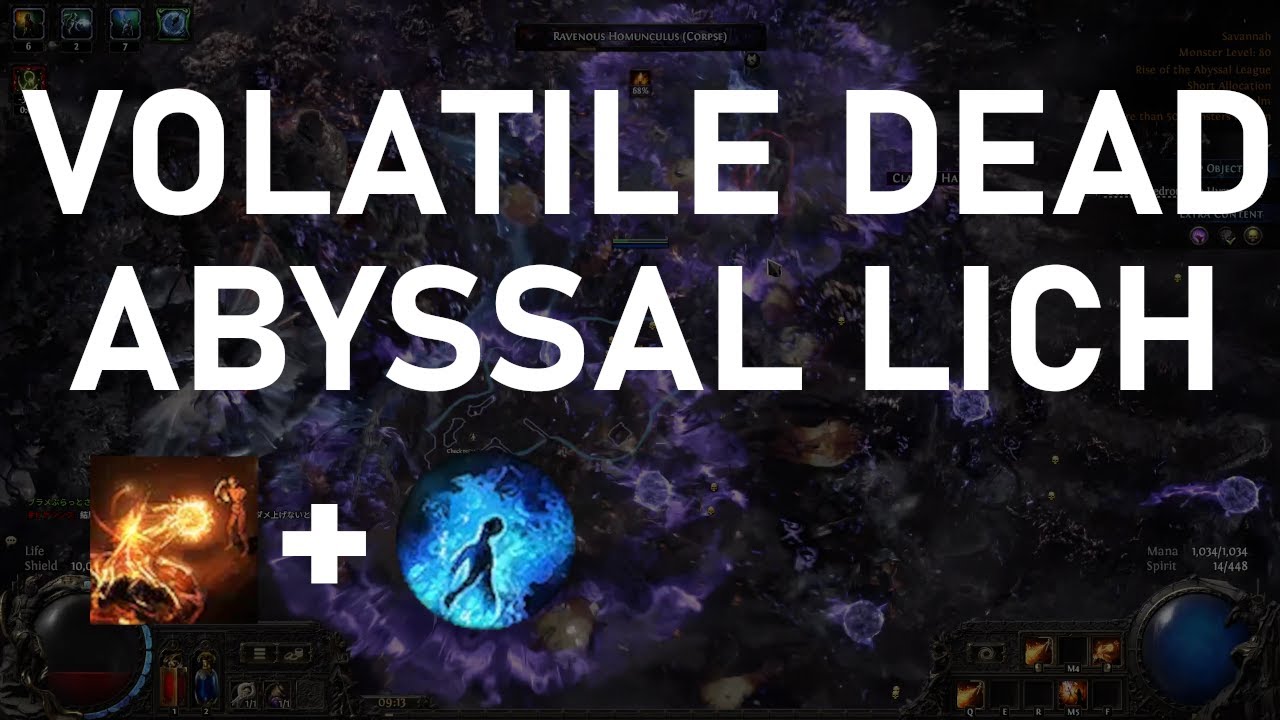 [PoE2 0.3] Chaos Ignite Volatile Dead Abyssal Lich - Mapping Showcase 2