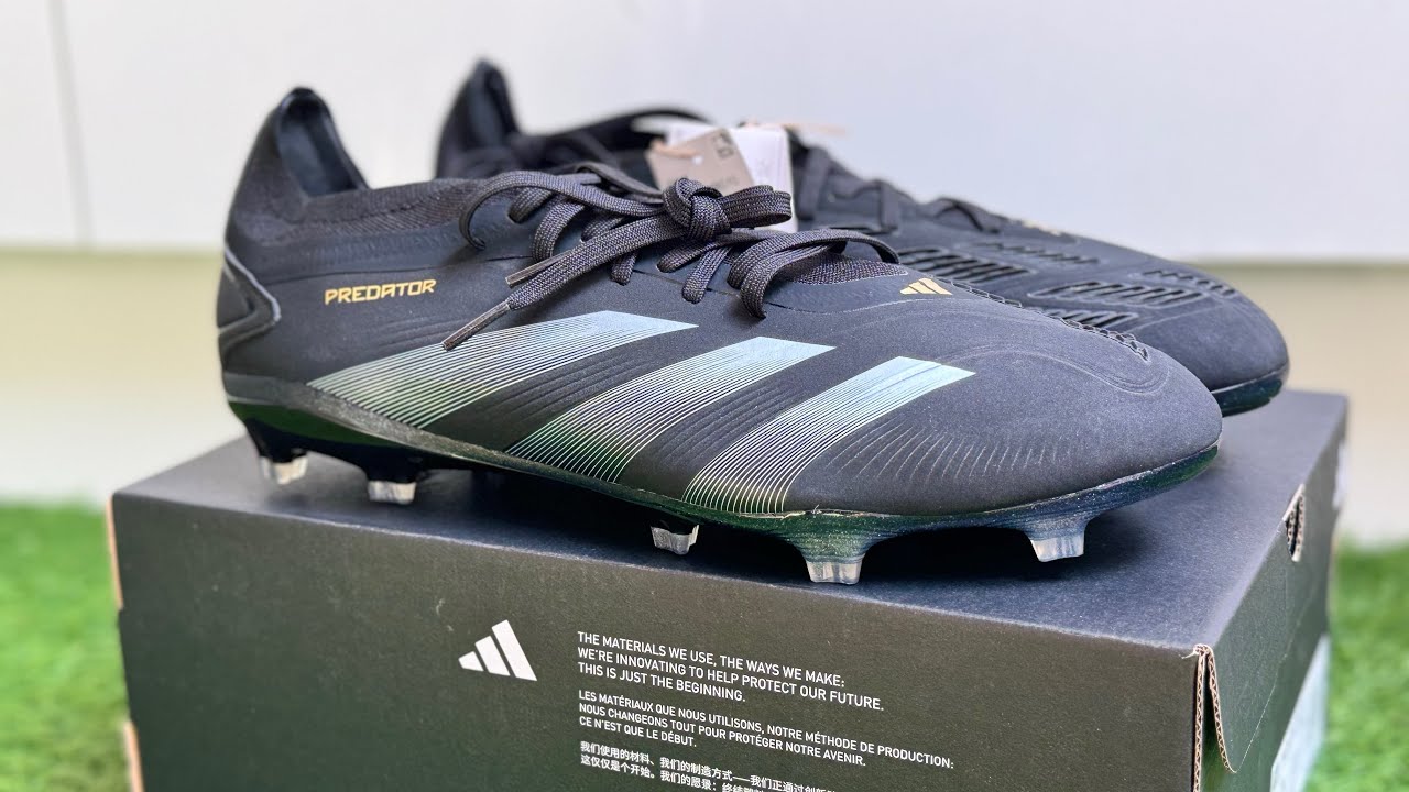 UNBOXING & TESTING ADIDAS PREDATOR PRO FIRM GROND FOOTBALL BOOT (ASMR) 🔥🔥🔥