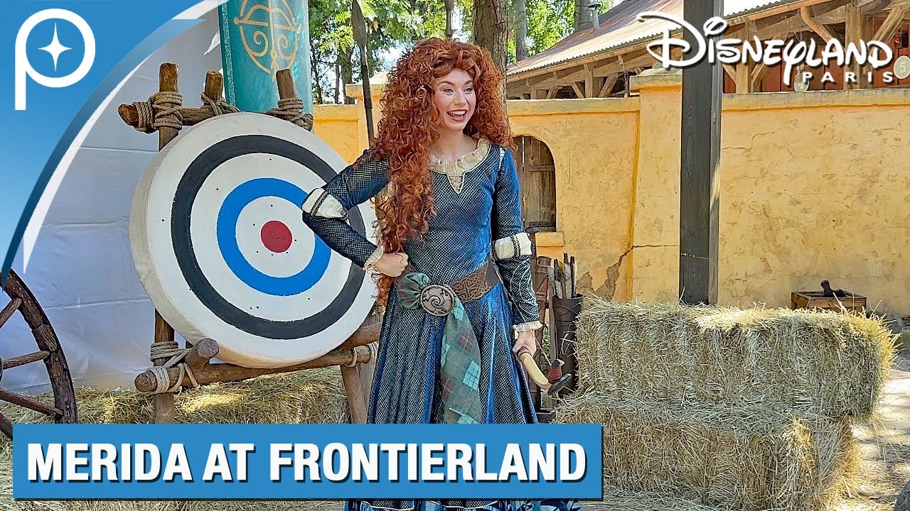 🏹 Merida at Frontierland during World Princess Week in Disneyland Paris 2025