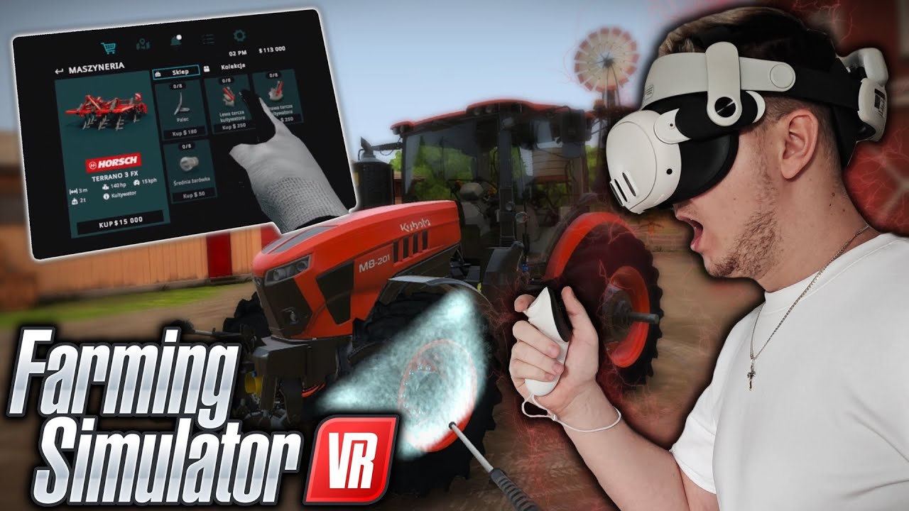 Pierwsze Zarobki, Żniwa & Nowy Nabytek | Farming Simulator VR | Meta Quest 3 | MafiaSolec [MST]