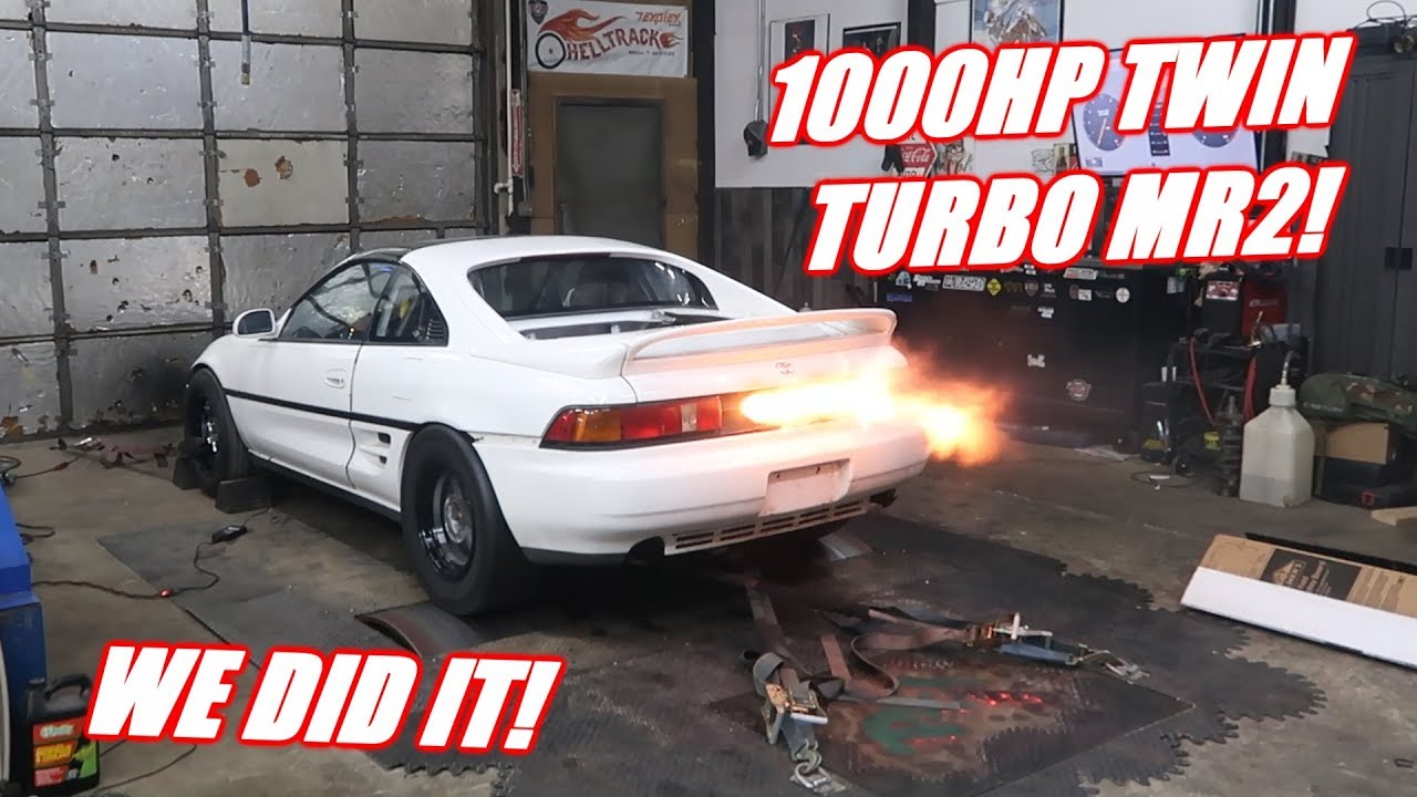 Mr2 Makes 1000Hp On TWIN EBAY TURBOS!