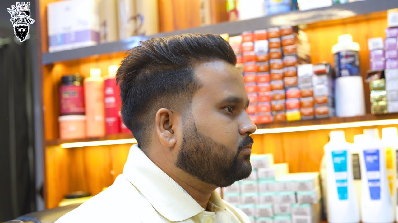 BEST HAIR TRANSFORMATION 💈 | RAINBOW BEAUTY AND TATTOO#beard #longlayerhaircut #barbershop #skinfade