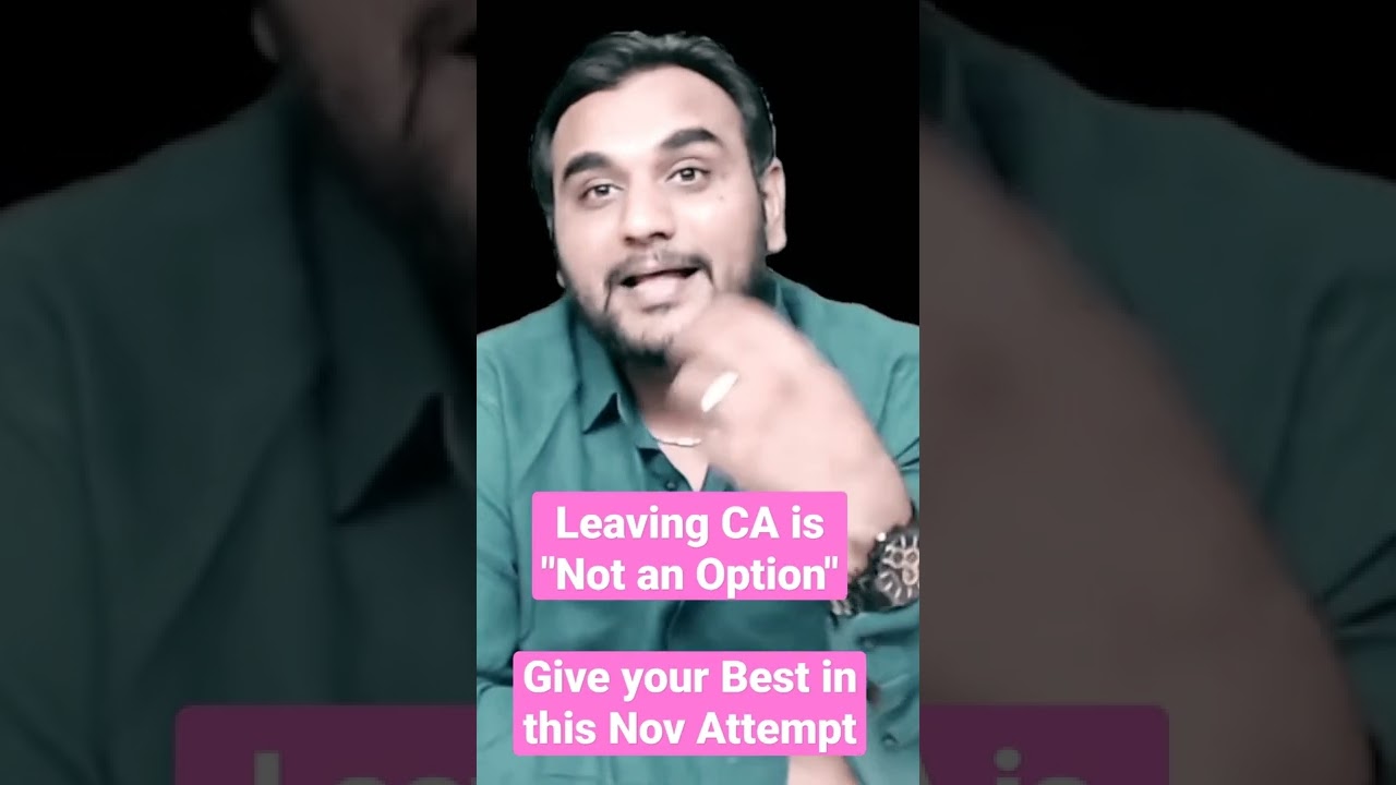 Best Motivation for CA CS CMA Students 