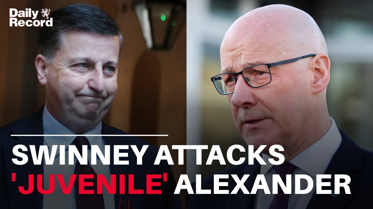 John Swinney Attacks ‘Juvenile’ Douglas Alexander Amid Spat Over US Military Spat