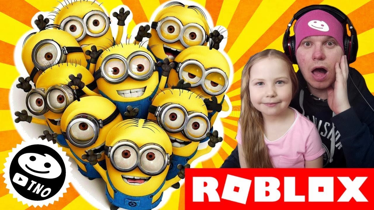 MIMONI CHTĚJÍ NÁŠ BANÁN -  ESCAPE THE MINIONS!! Adventure Obby | Roblox | Tatínek a Barunka CZ/SK