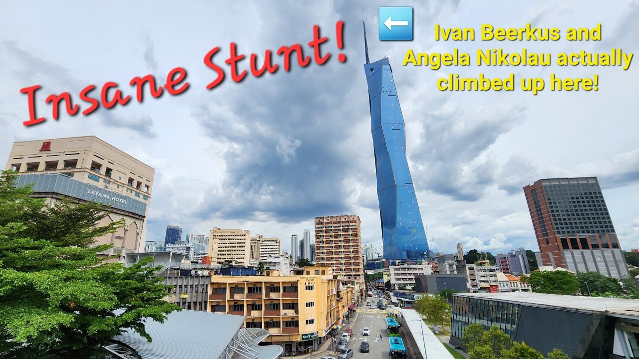 Insane December 2022 Merdeka 118 Tower KL Ivan Beerkus and Angela Nikolau climbed the spire!