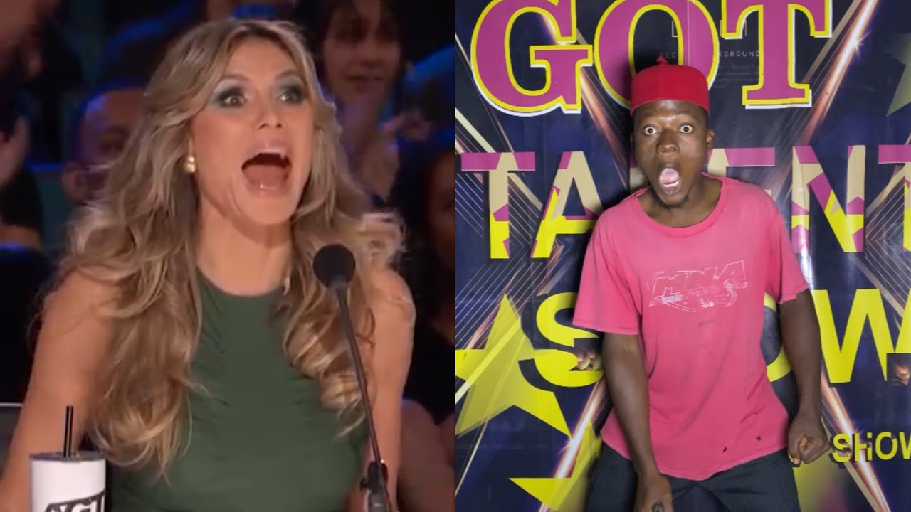 Look at what he did with a knife during his magical performance. #magic #agt #viralvideo .