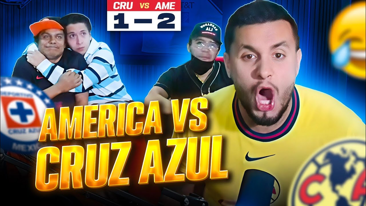 Reacción al 2-1 del América vs Cruz Azul