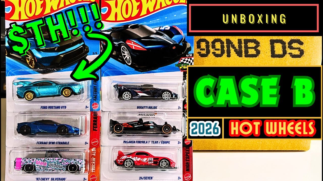 Unboxing - Hot Wheels 2026 Case B (with a SUPER!!)