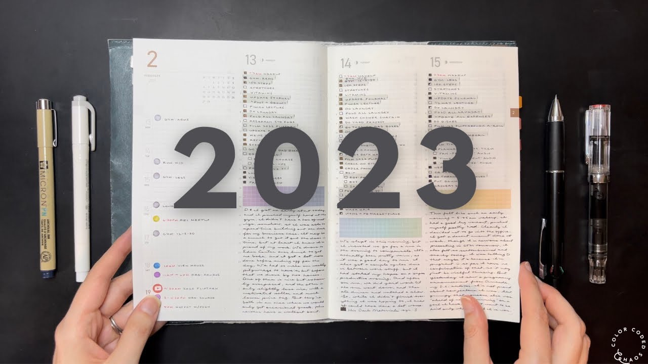 2023 mid-year planner flipthrough | Take a Note journal, chill ASMR, Easter egg w big surprise!