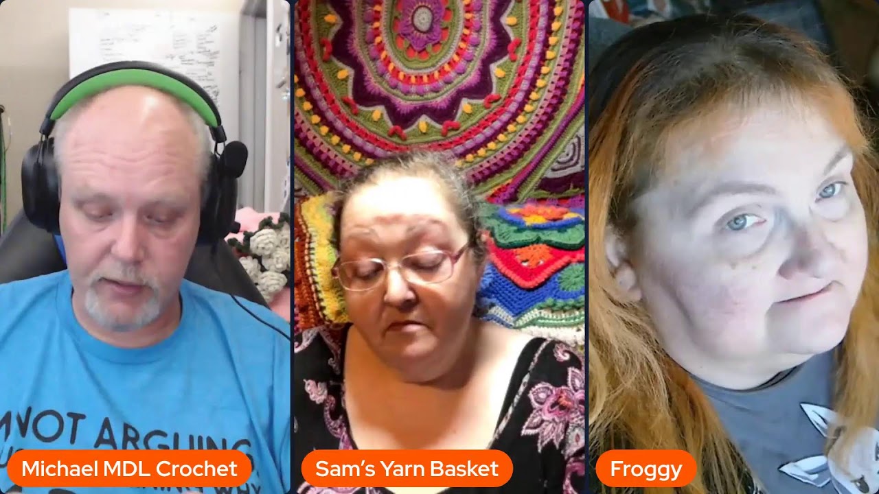 Live Stream for Valentine's Day and I show an Ice Yarn yarnhaul Unboxing #crochet #yarnhaul #yarn
