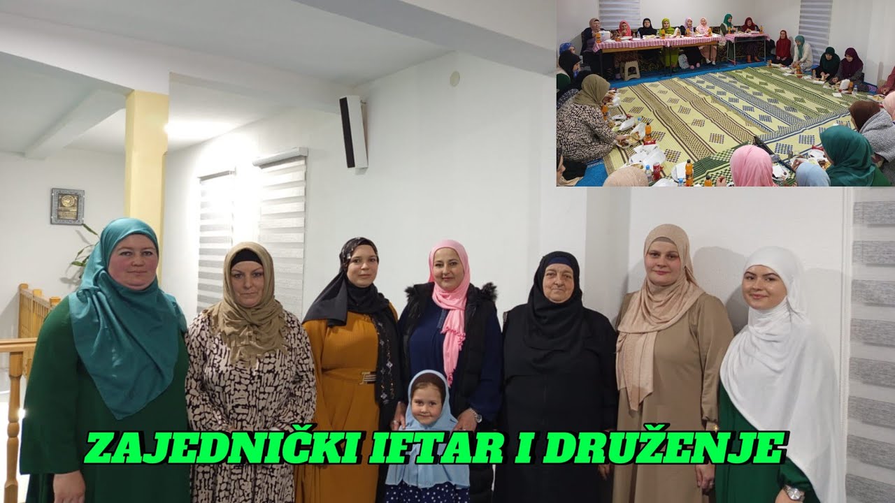 IFTAR ZA ŽENE U DŽEMATU VARDA🥰.NEŠTO PRELIJEPO ( DRUGI DIO) #ramadan#islam#villagelife@@@