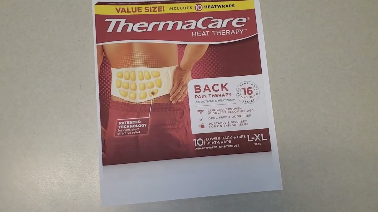 ThermaCare Advanced Back Therapy HeatWraps - the COMPLETE review