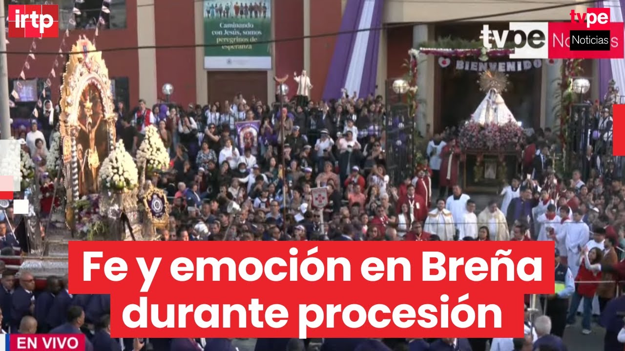 Emotivo encuentro entre el Señor de los Milagros y la Virgen de los Desamparados en Breña