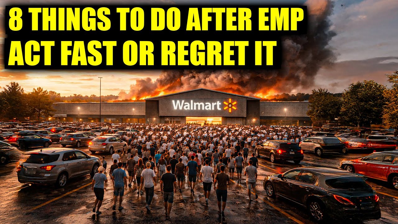 8 THINGS You MUST Do IMMEDIATELY After an EMP (Write This Down)