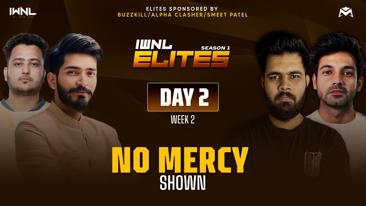IWNL ELITES WEEK 2 - DAY 2 | INVITATIONAL CREATOR | BGMI | NO MERCY SHOWN #iwnlelites #bgmi