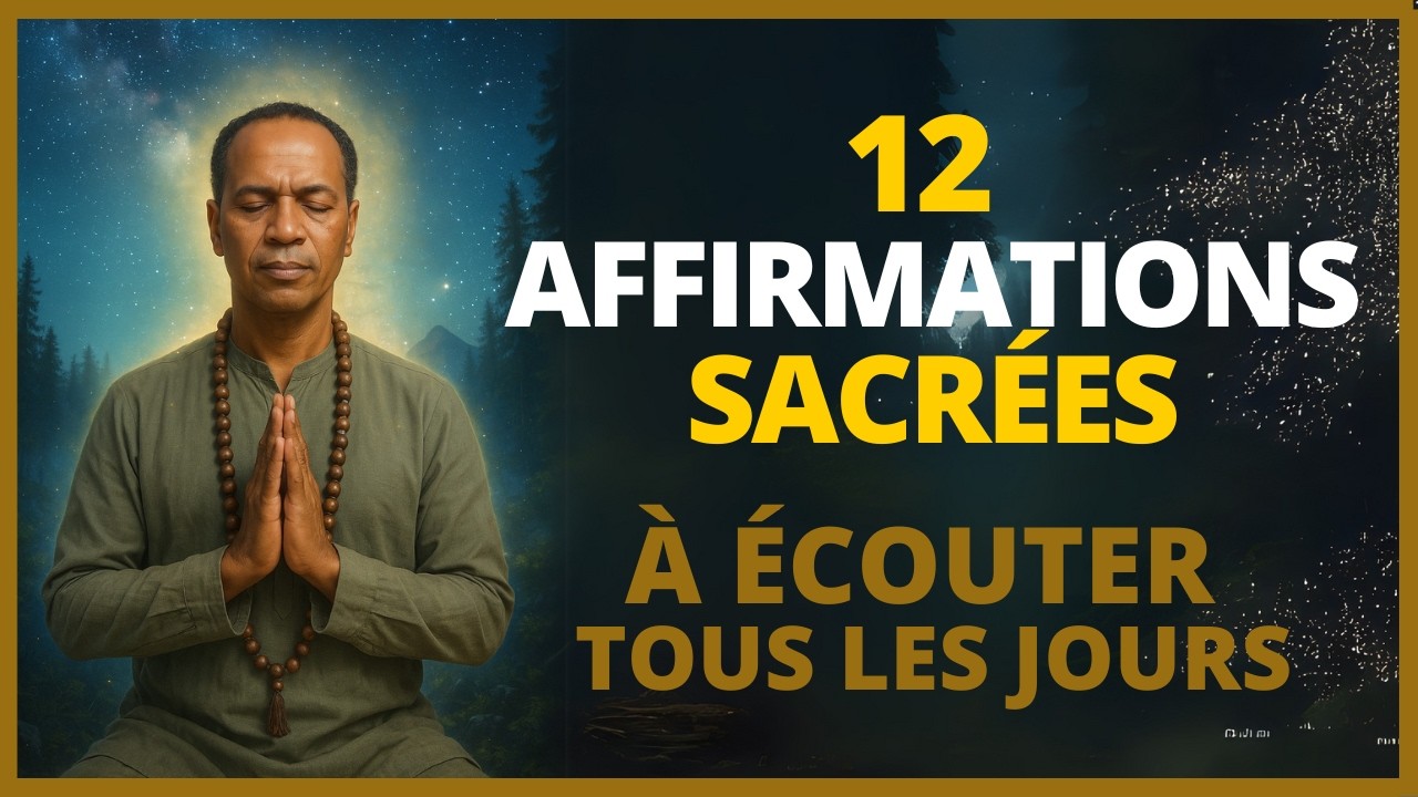 🔥 12 AFFIRMATIONS SACRÉES 🙏 qui changeront ta VIE