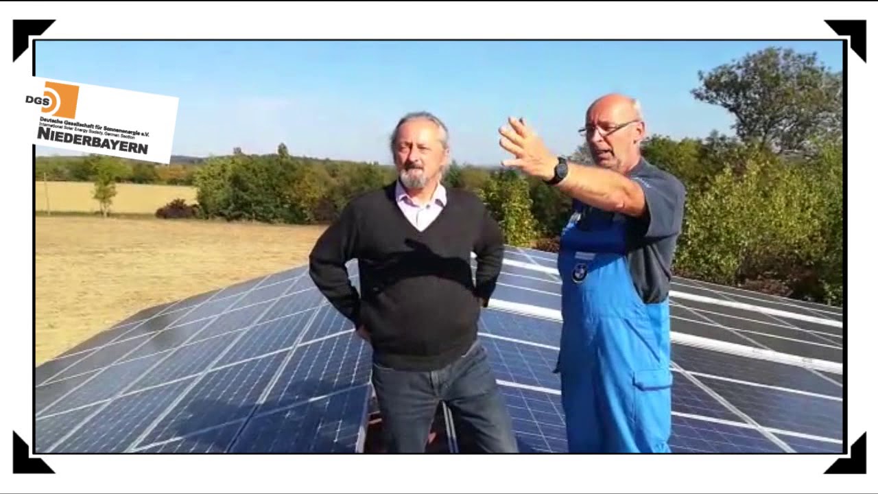 Photovoltaik auf Nordd&auml;cher - Erfahrungen von Georg Hammerschmid aus Reisbach