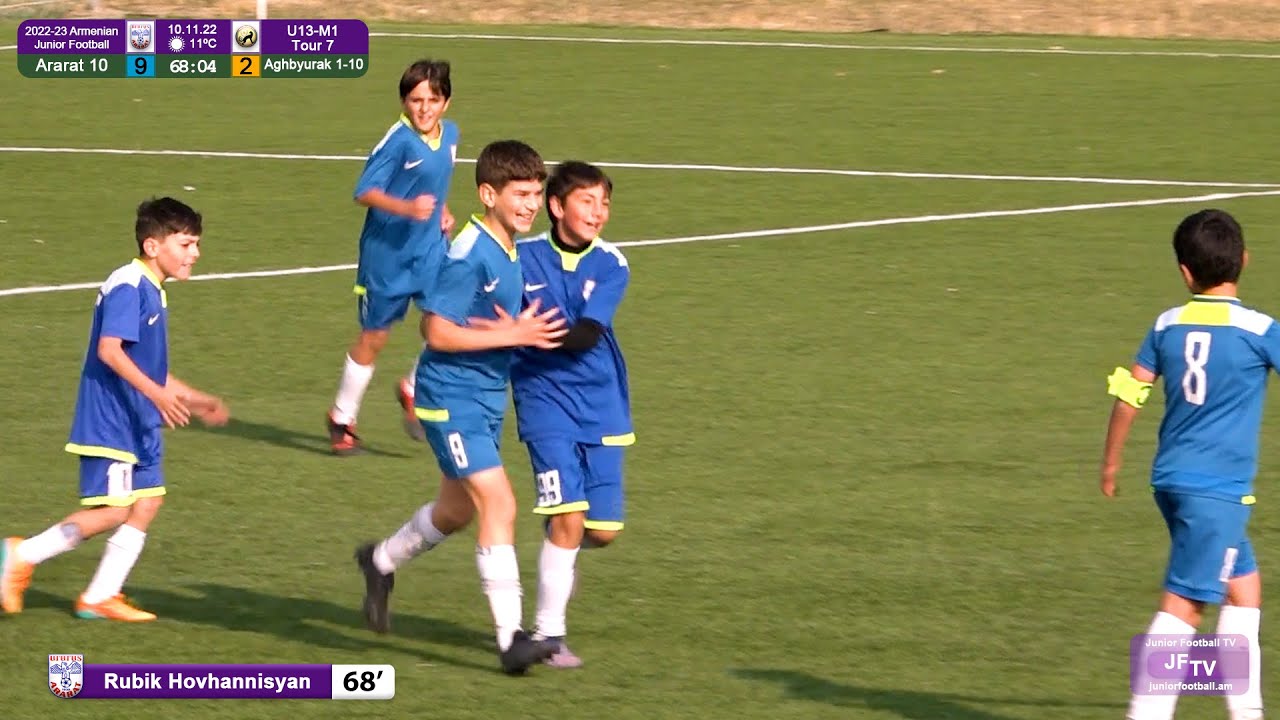 Ararat 10 (9-2) Aghbyurak 1-10 (10.11.22) 2022-23 AJC U13/M1, Tour 7