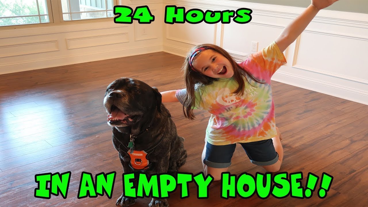 24 Hours In An Empty House! 24 Hours With NO Furniture