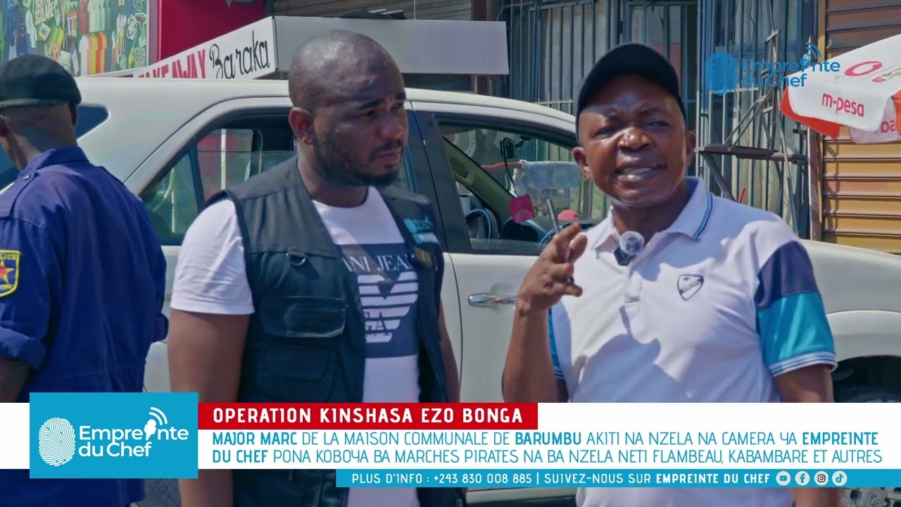 OPERATION KIN EZO BONGA AVEC LE MAJOR MARC DE BARUMBU OZO BENGANA BATU OYO BA TEKAKA NA NZELA