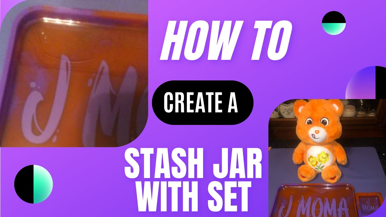 How To Create a Stash Jar Set #epoxyresinart #customhomedecor #craftlover