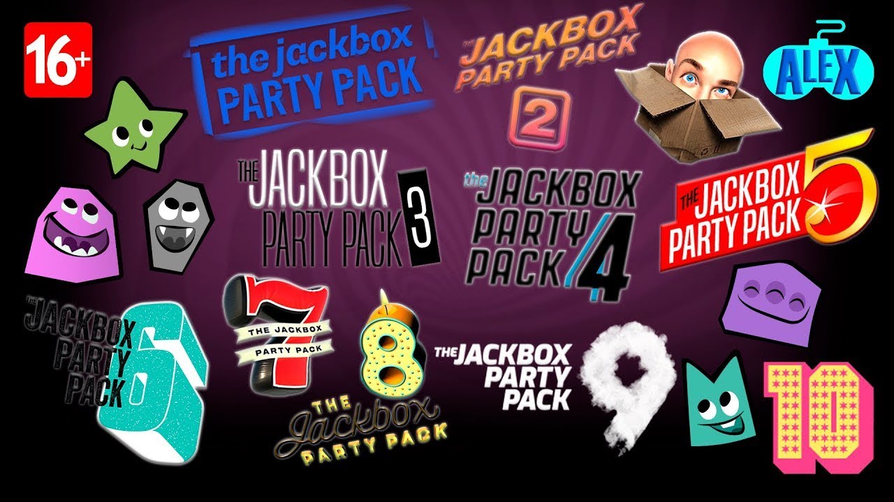 ALEXBOX: Jackbox 1-10! ИГРАЕМ ВМЕСТЕ С ДИСКОРДОМ И ЧАТОМ!!!!! 16+