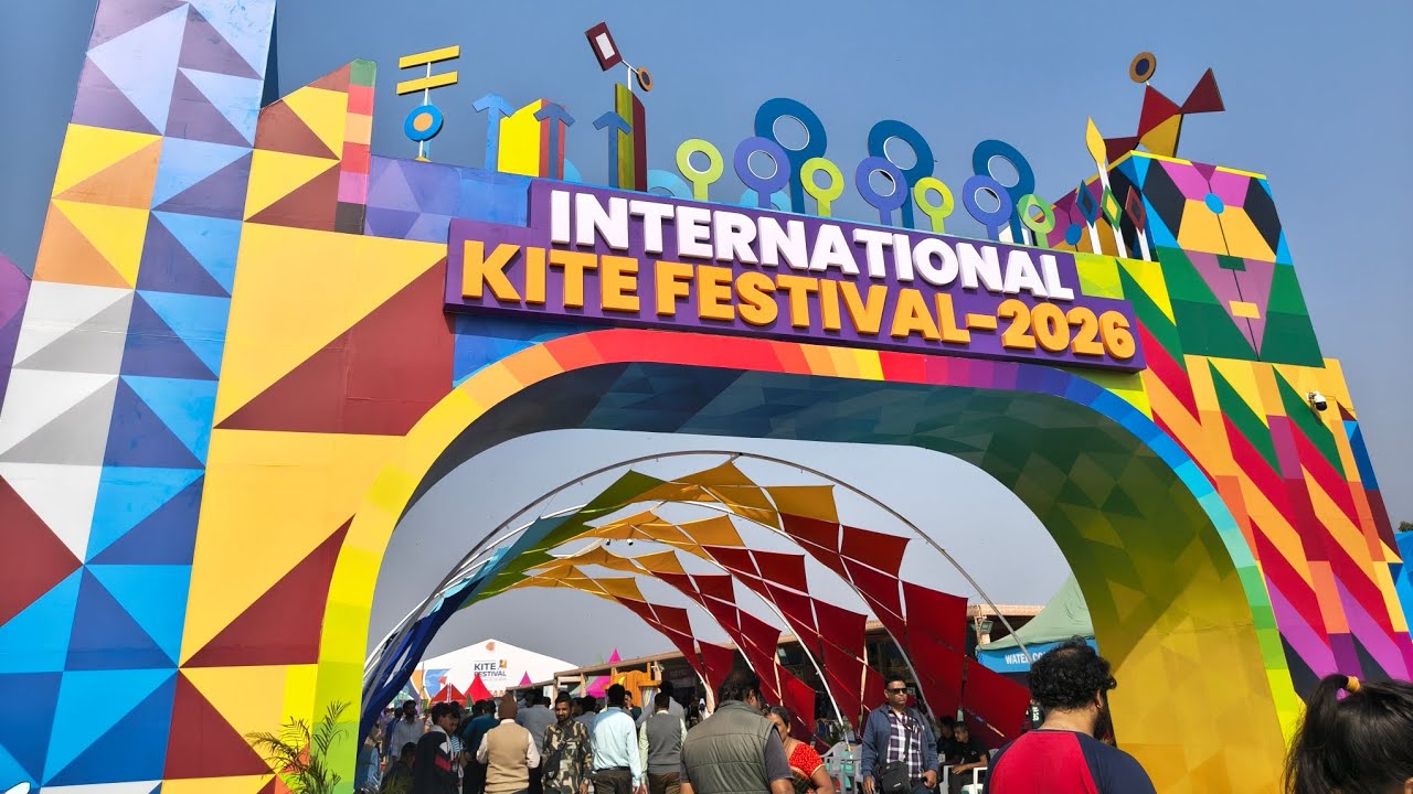  vlog day 7 / Ahemdabad kite festival show 2026