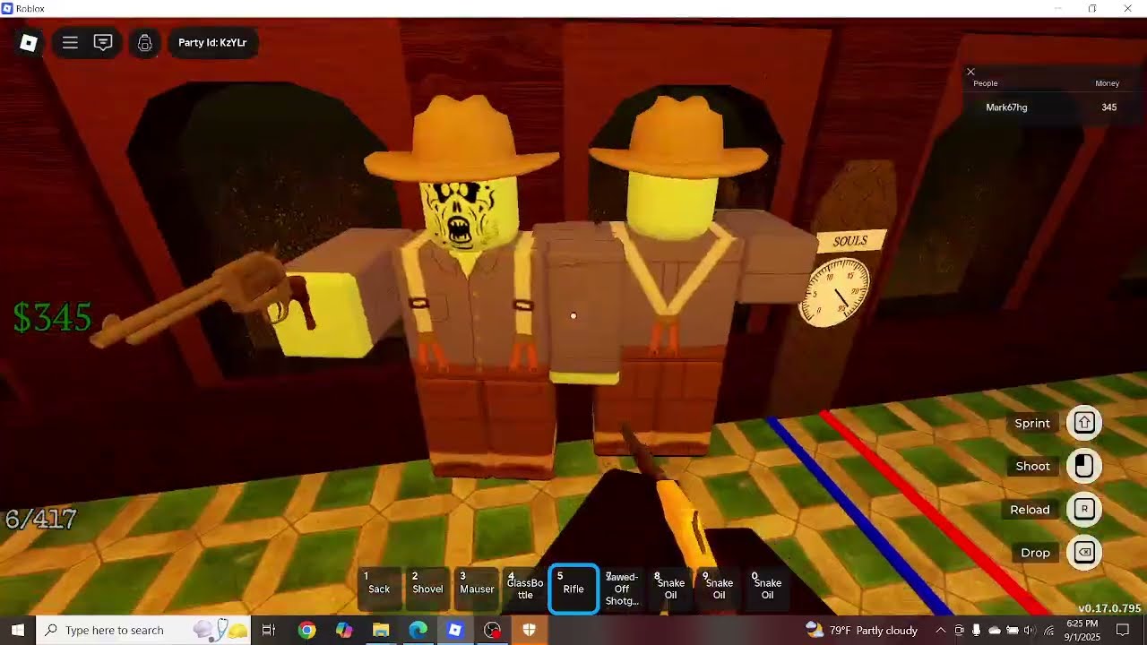 Dead Rails Update Gameplay MARINES WAR similar to an Eggslinger class