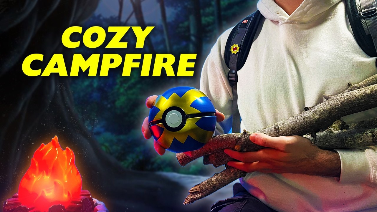Relaxing Night at the Campfire with Logan | ASMR Pokemon Adventure