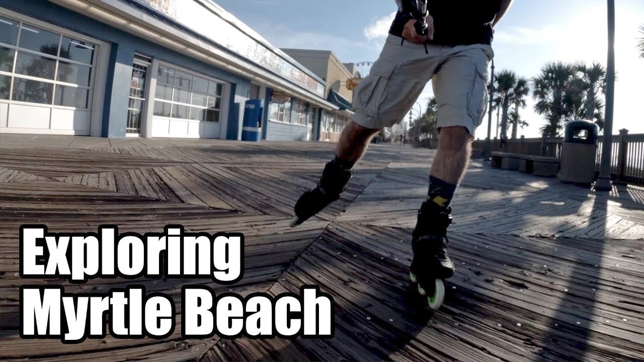 Exploring Myrtle Beach on Inline Skates
