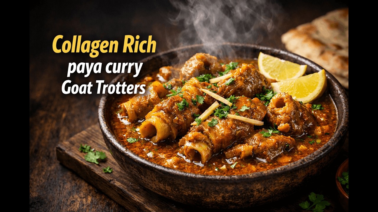 Easy Goat Trotters Recipe | Pakistani & Indian Style Paya Curry