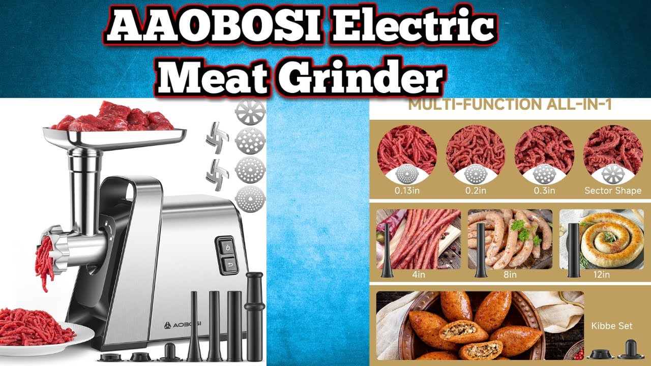 Electric Meat Grinder By Aobosi - Product Review