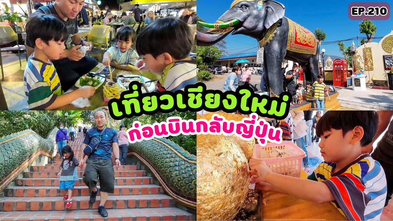 EP.210 | เที่ยวเชียงใหม่ ก่อนกลับญี่ปุ่น เหนื่อย แต่ก็สนุกมาก